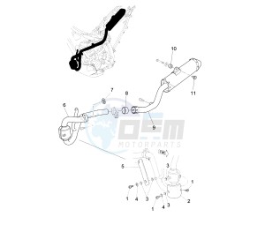 WR F 250 drawing EXHAUST EURO KIT