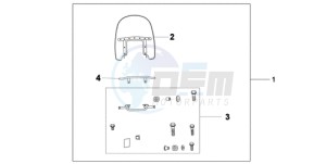 VT750CA9 Ireland - (EK / ST) drawing CUSTOM WINDSHIELD