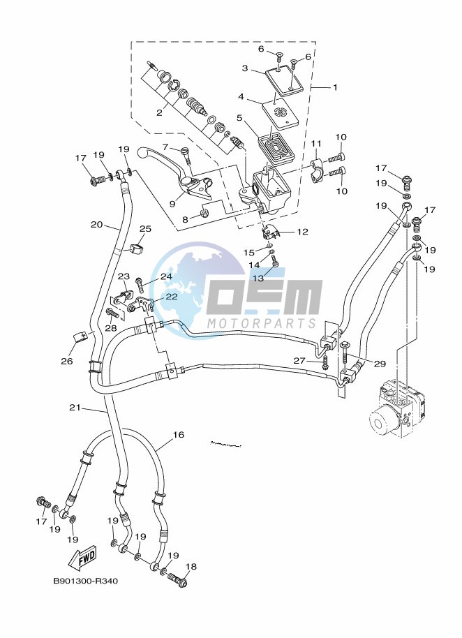 FRONT MASTER CYLINDER