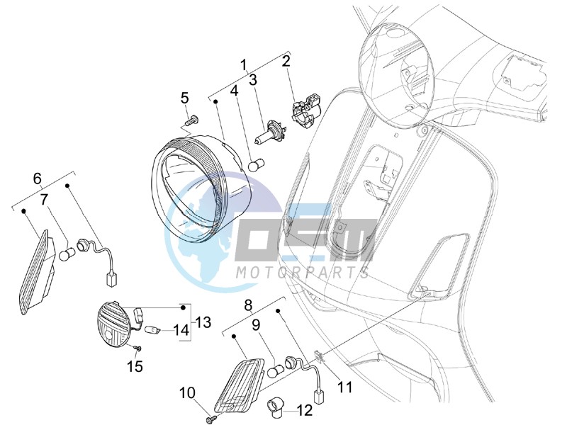 Head lights - Turn signal lamps