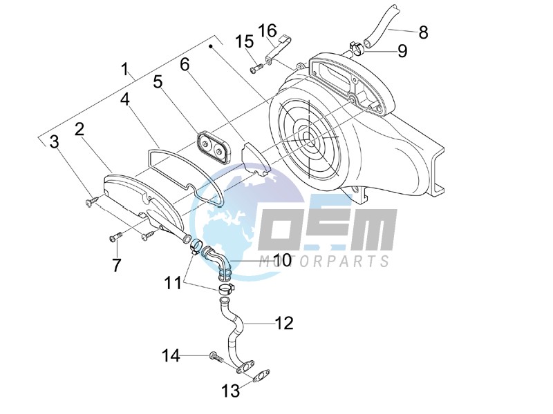 Secondary air box