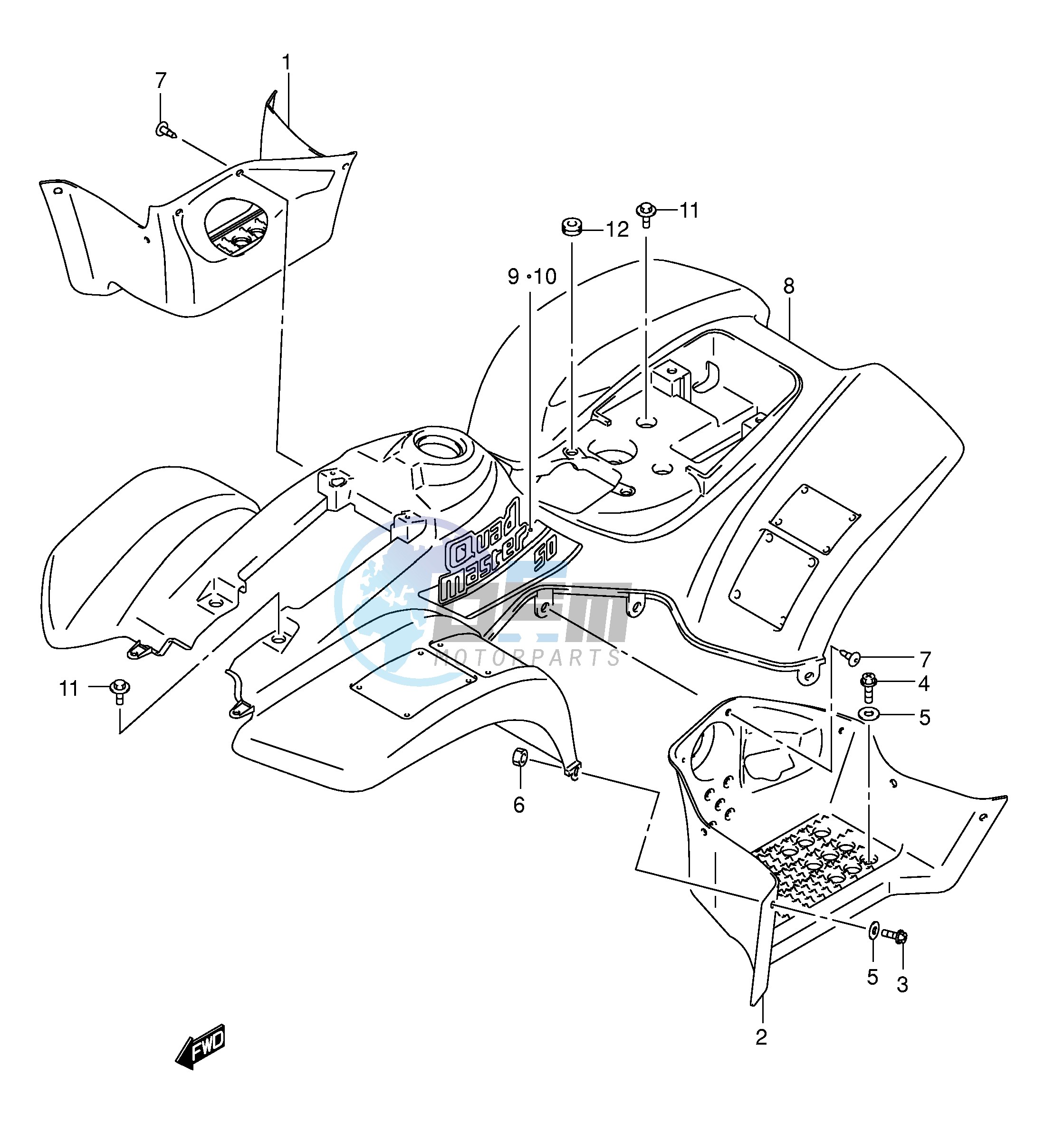 FRAME COVER (MODEL K2)