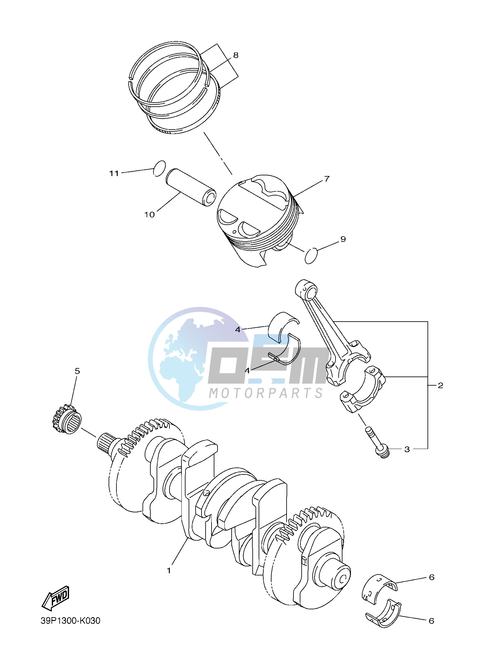 CRANKSHAFT & PISTON