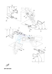 XT660ZA XT660Z ABS TENERE (2BE4 2BE4 2BE4) drawing FLASHER LIGHT