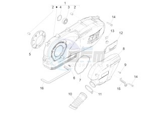 SPRINT 125 4T 3V IGET E2 ABS (APAC) drawing Crankcase cover - Crankcase cooling