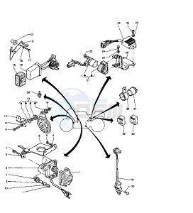 TZR RR 125 drawing ELECTRICAL DEVICES