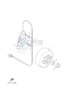 YW125 YW125CB (37D5) drawing GENERATOR