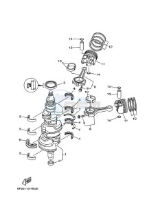 F225BETX drawing CRANKSHAFT--PISTON