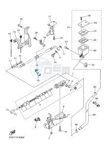 XVS1300CU XVS1300 CUSTOM XVS1300 CUSTOM (2SS8) drawing REAR MASTER CYLINDER