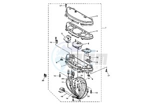 YP MAJESTY DX 250 drawing METER FOR ABS