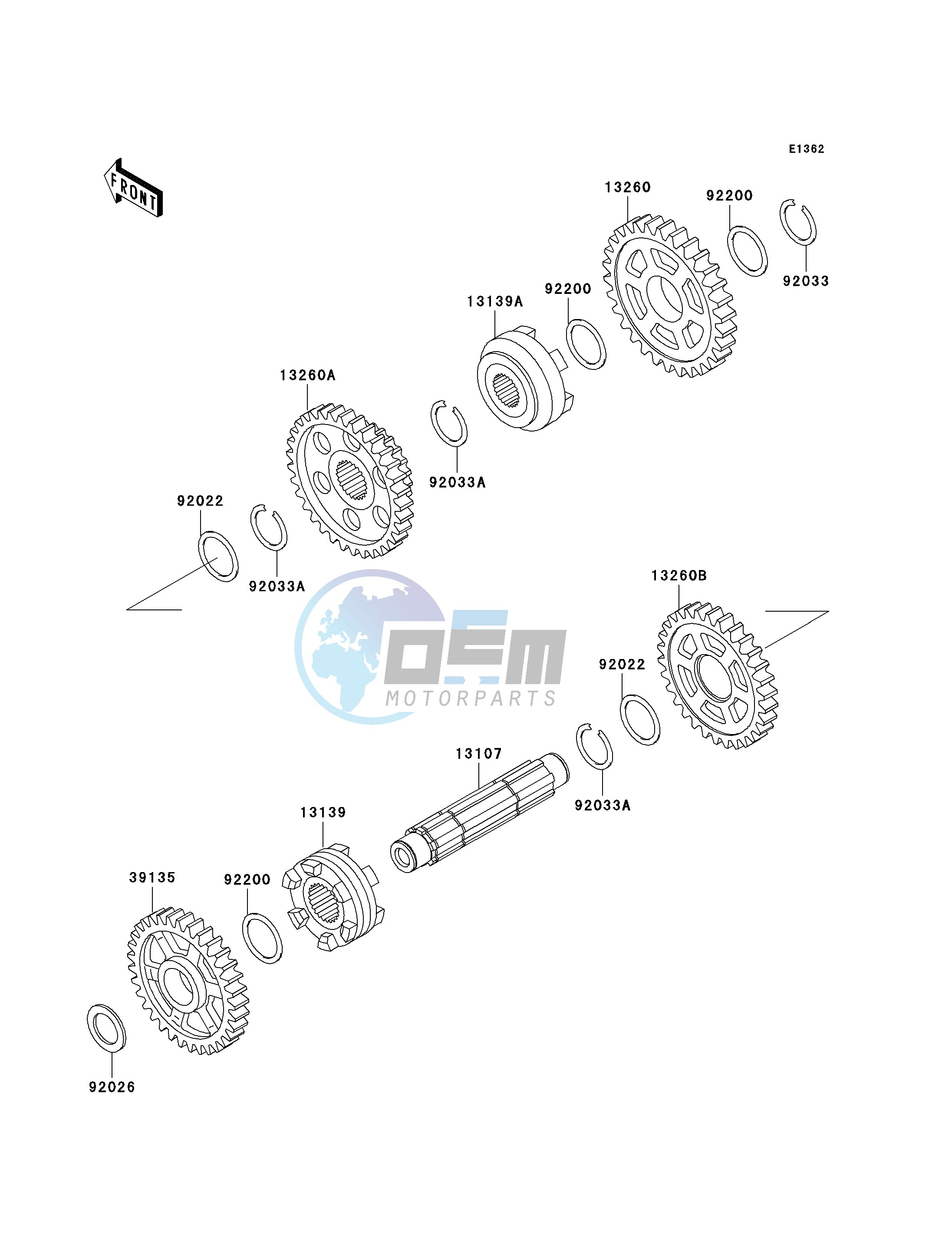 GEAR CHANGE DRUM_SHIFT FORK-- S- -