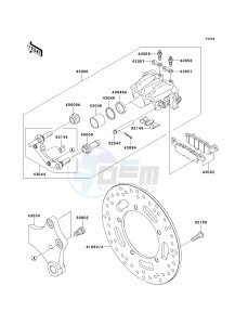 VN 900 C [VULCAN 900 CUSTOM] (7F-9FA) C7F drawing REAR BRAKE