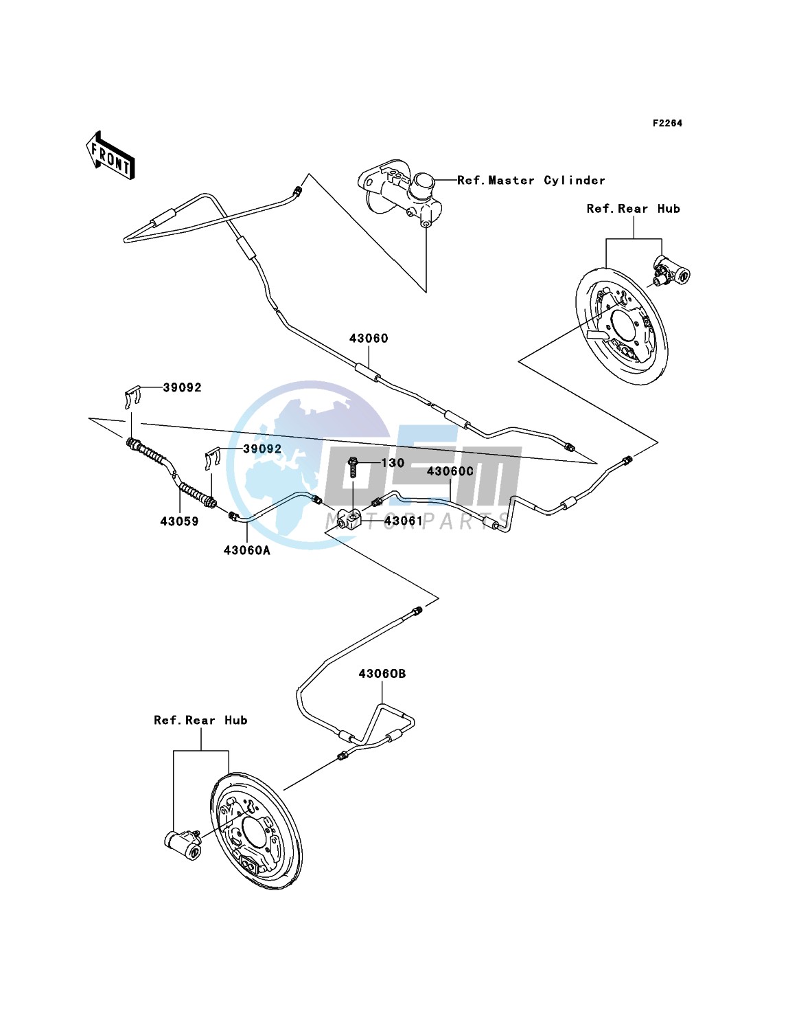 Rear Brake Piping