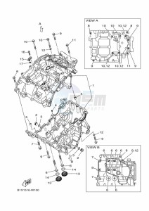 YZF320-A YZF-R3 (B2X3) drawing CRANKCASE