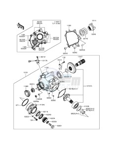 1400GTR ABS ZG1400EGF FR GB XX (EU ME A(FRICA) drawing Front Bevel Gear