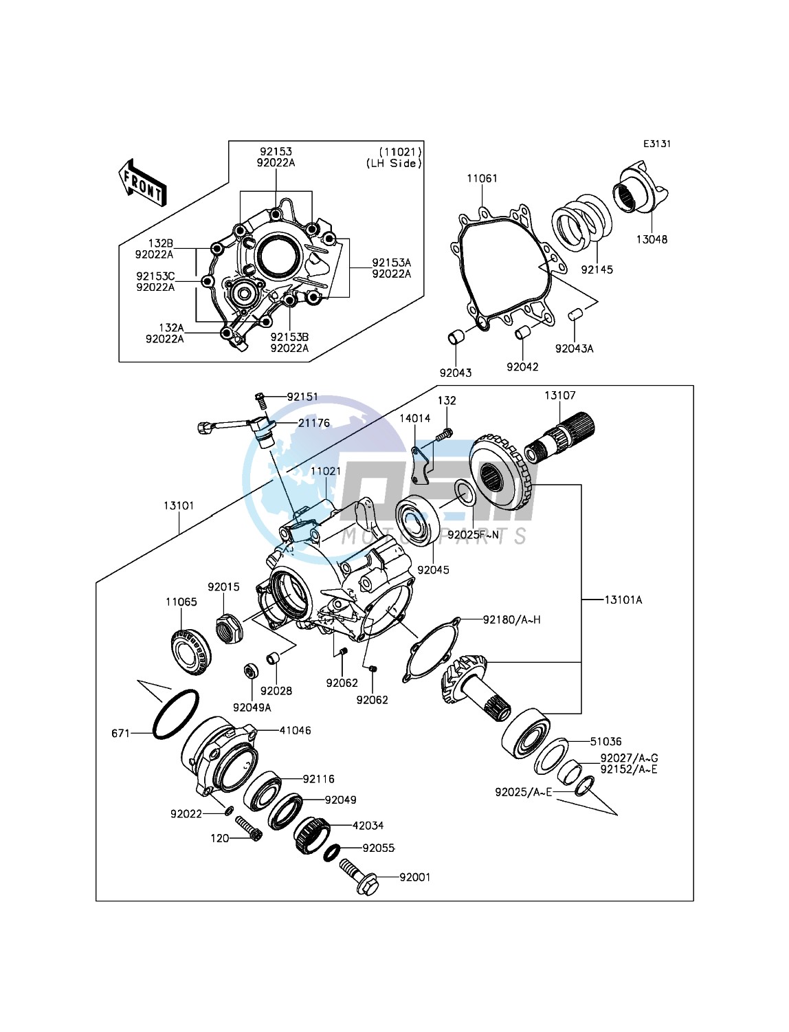 Front Bevel Gear