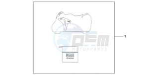 CBR1000RR9 KO / HRC MK drawing INDOOR BODY COVER HRC