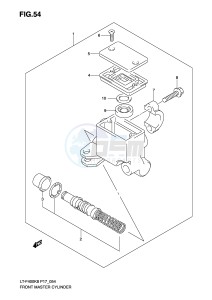 LT-F400 (P17) drawing FRONT MASTER CYLINDER