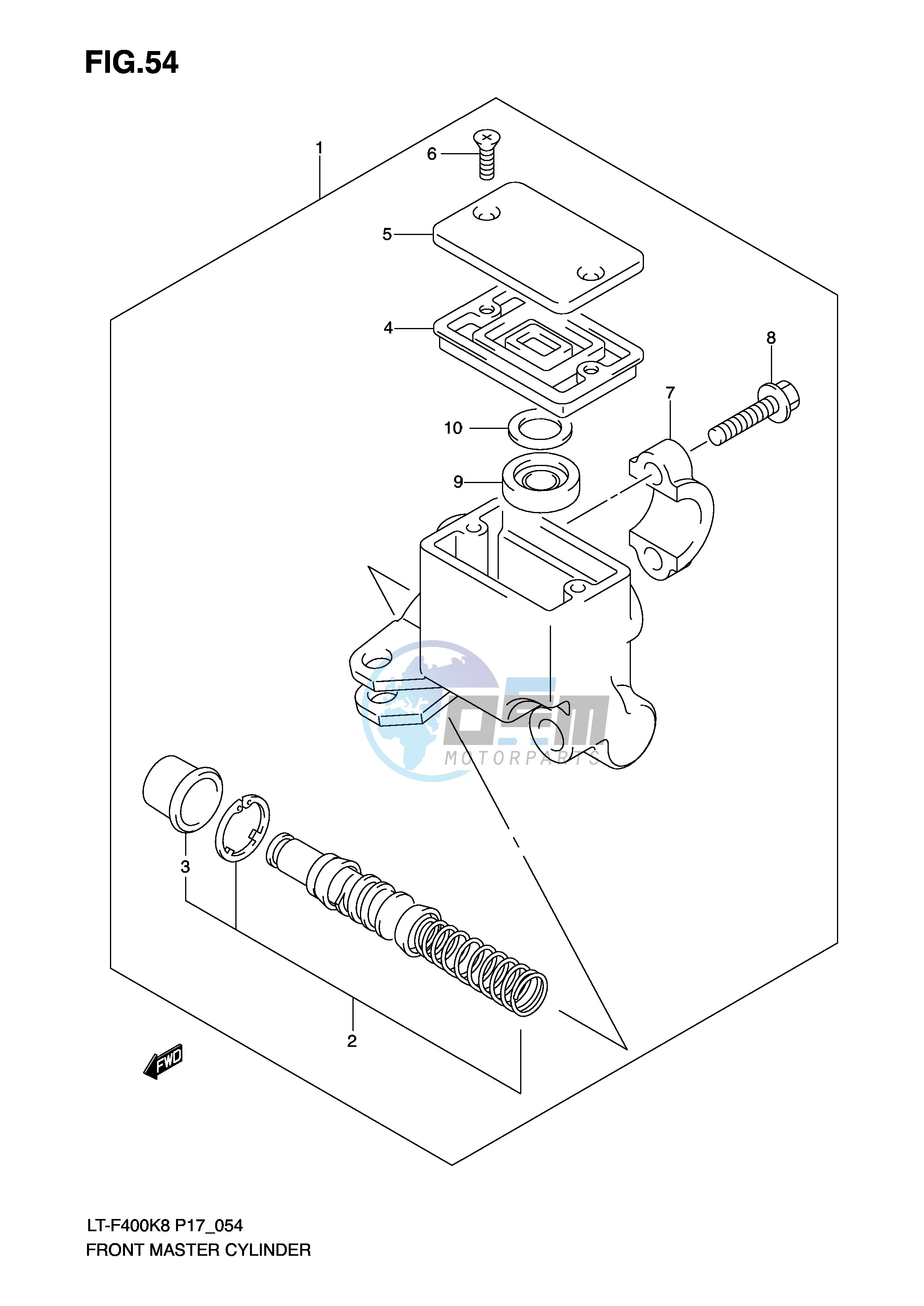 FRONT MASTER CYLINDER