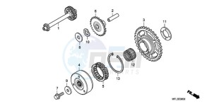 CBR1000RRA BR / HRC drawing STARTING CLUTCH