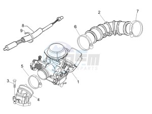 S 50 4T 2V 25 Kmh NL drawing Carburettor  assembly - Union pipe