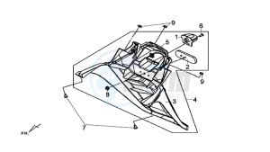 MAXSYM 600 I ABS EXECUTIVE (LX60A3-EU) (E4) (L7-M0) drawing TAIL FENDER