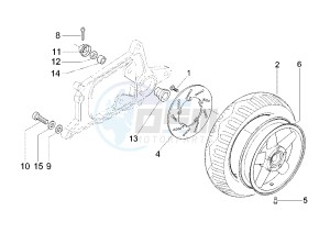 X8 125 drawing Rear Wheel