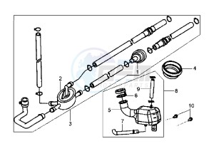 HD EU2 - 125 cc drawing SECONDARY AIR SYSTEM