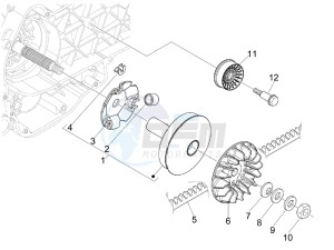 MP3 250 ie lt drawing Driving pulley