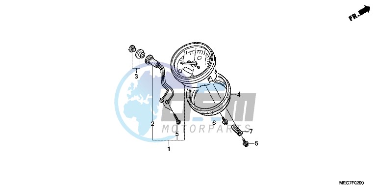 METER (VT750C2B/C2S/CS/C/CA)