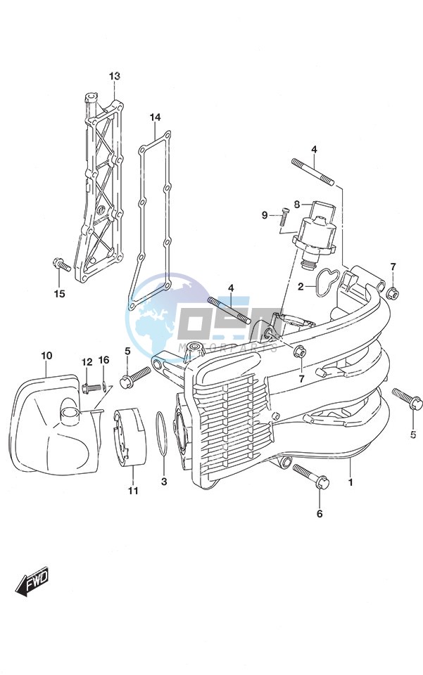 Intake Manifold/ Silencer/Exhaust Cover