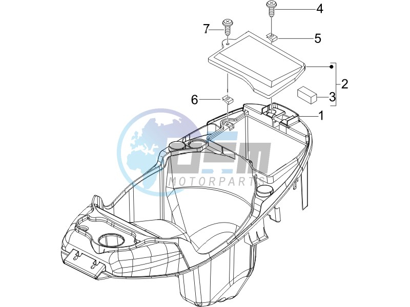 Helmet box - Undersaddle