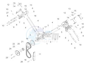 V7 III Anniversario 750 e4 (NAFTA) drawing Timing system