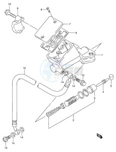 RF900R (E2) drawing CLUTCH MASTER CYLINDER