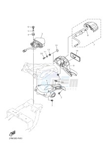 XJR1300C XJR 1300 (2PN4) drawing TAILLIGHT