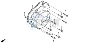 CBR600F3 drawing GENERATOR COVER