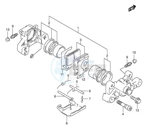 SV650 (E2) drawing REAR CALIPER