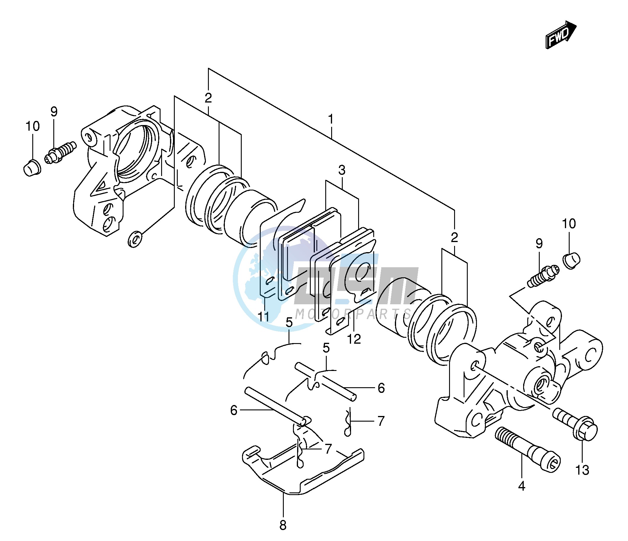 REAR CALIPER