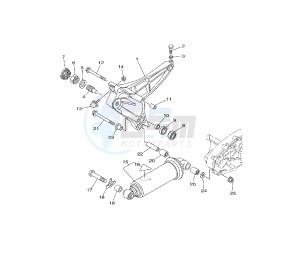 XP T-MAX BLACK MAX-NIGHT MAX 500 drawing REAR SHOCK ABSORBER