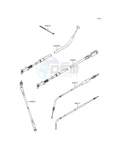 KLF 400 B [BAYOU 400 4X4] (B4-B6) [BAYOU 400 4X4] drawing CABLES