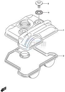 RM-Z450 drawing CYLINDER HEAD COVER