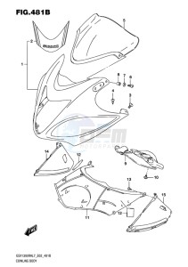 GSX-1300R ABS HAYABUSA EU drawing COWLING BODY