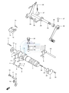 TS185ER (E1) drawing GEAR SHIFTING