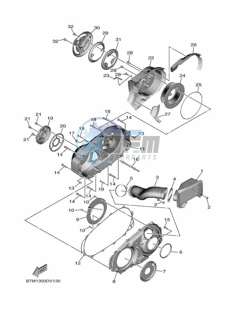 CRANKCASE COVER 2