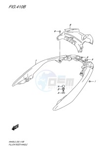 AN400 ABS BURGMAN EU-UK drawing PILLION RIDER HANDLE