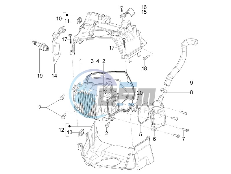 Cylinder head cover