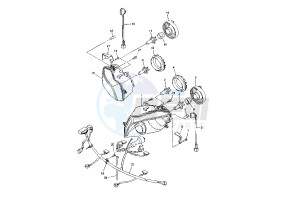 YZF R1 1000 drawing HEADLIGHT