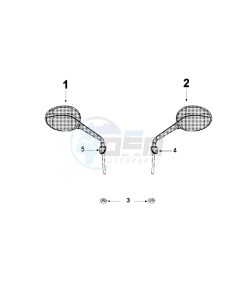 DJANGO 125 ALLURE drawing MIRRORS