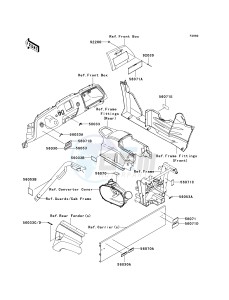 KRF 750 M [TERYX 750 FI 4X4 NRA OUTDOORS] (M9F9) M9F drawing LABELS