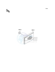 KVF360 4x4 KVF360A7F EU GB drawing Reflectors(EU,UK)